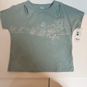 - Girls Shirt - CARTER'S - Sage Green - Size 7 - NEW w/TAGS